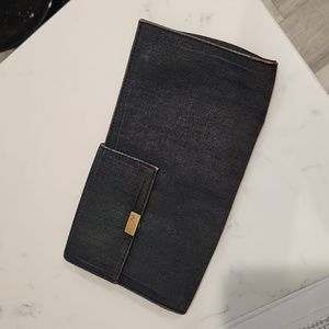 Vintage y2k Armani exchange denim clutch